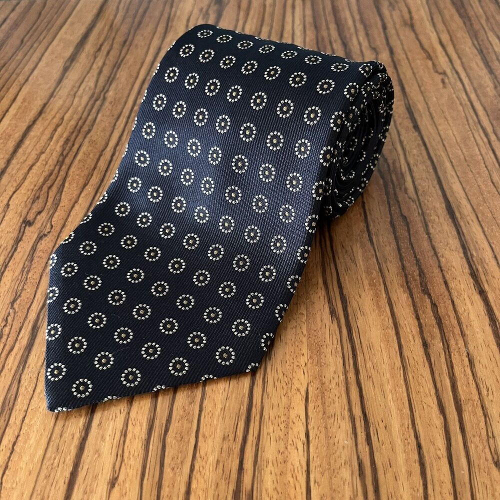 Banana Republic Blue Gold White Tie
